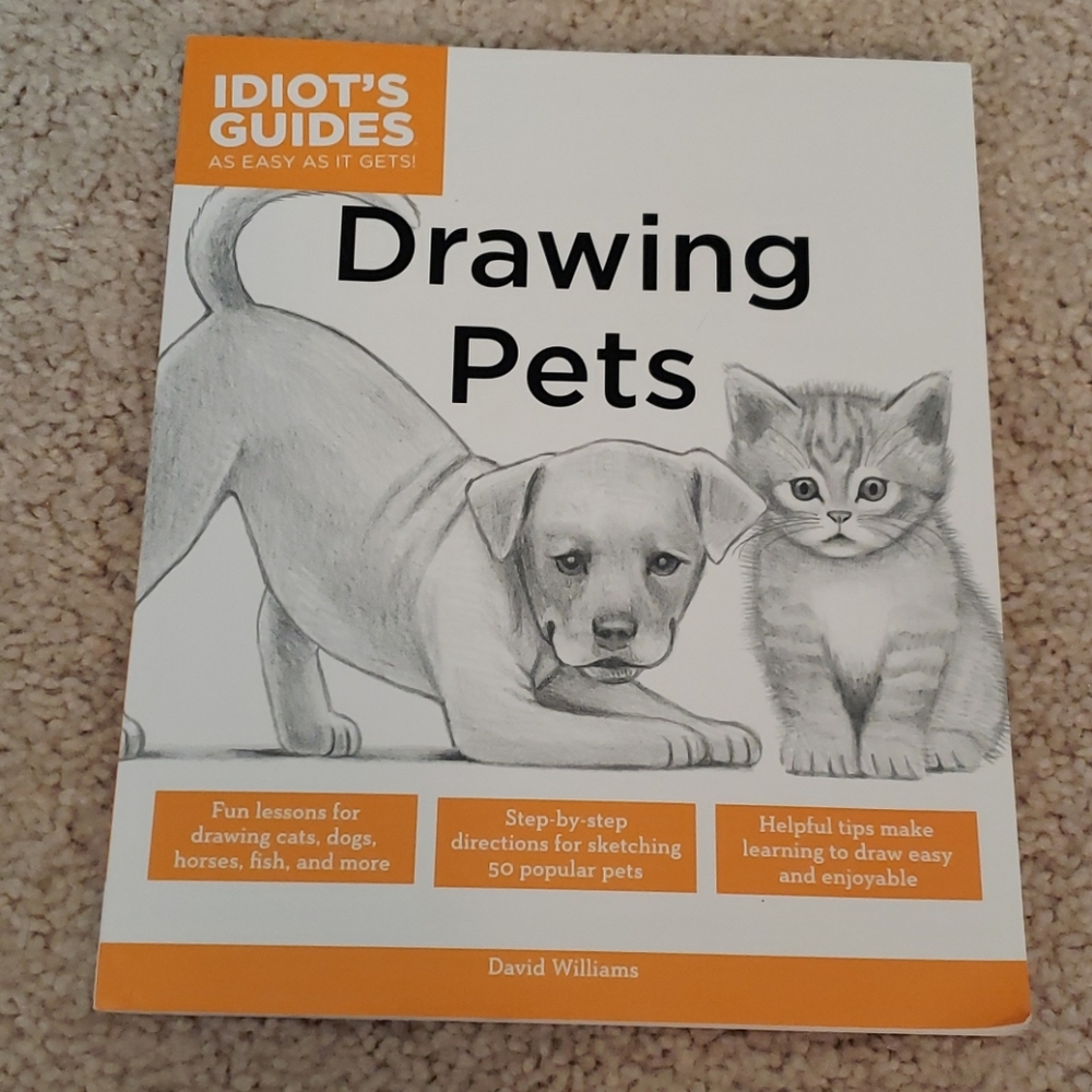 Never used! Idiot's Guides drawing pets